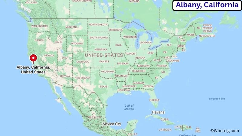 Where is Albany Located in Alameda County, California