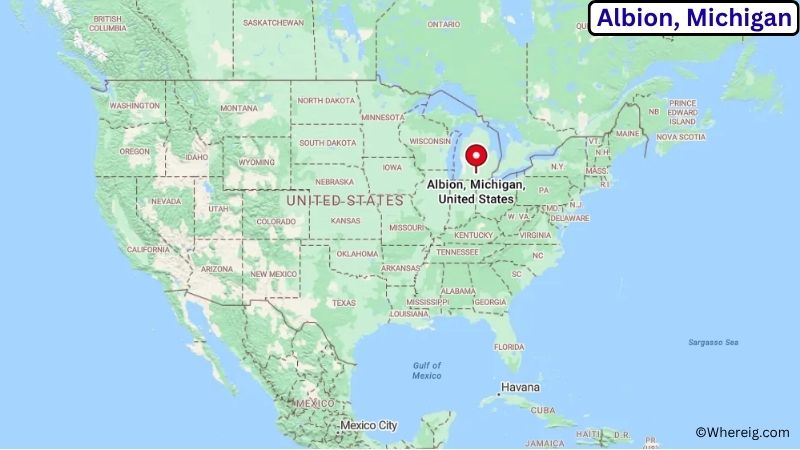 Where is Albion Located in Calhoun County, Michigan