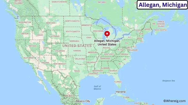 Where is Allegan Located in Allegan County, Michigan