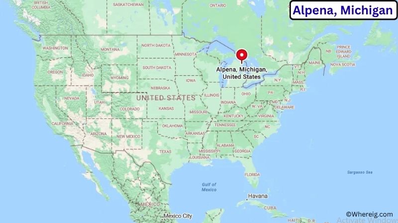 Where is Alpena Located in Alpena County, Michigan