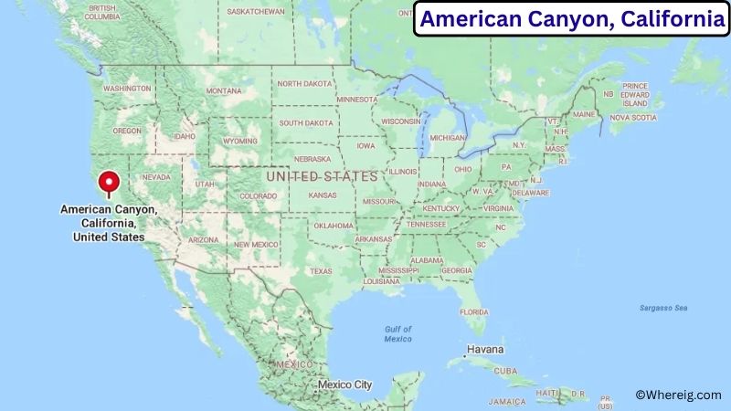 Where is American Canyon Located in Napa County, California