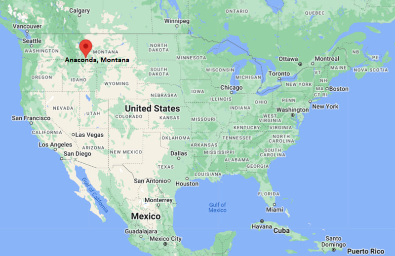 Where is Anaconda, MT, USA? | Location Map of Anaconda, Montana