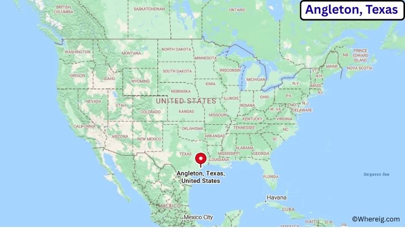 Where is Angleton Located in Brazoria County, Texas