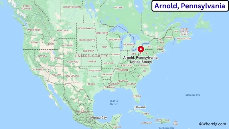 Where is Arnold Located in Westmoreland County, Pennsylvania