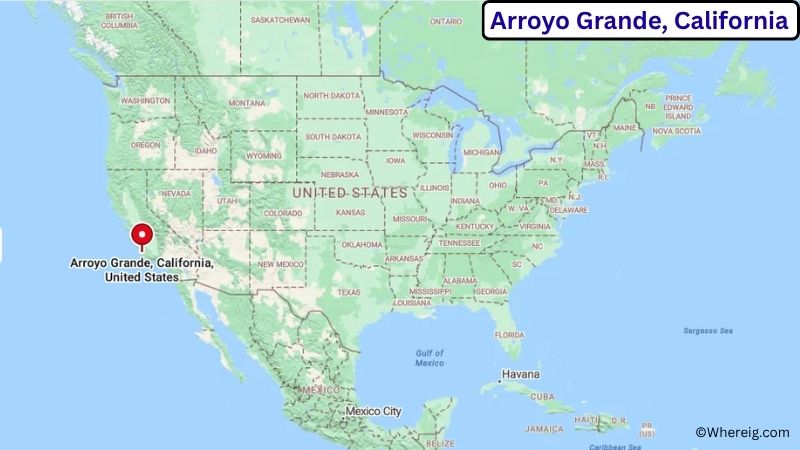 Where is Arroyo Grande Located in San Luis Obispo County, California