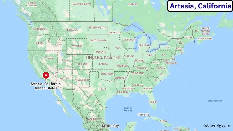 Where is Artesia Located in Los Angeles County, California