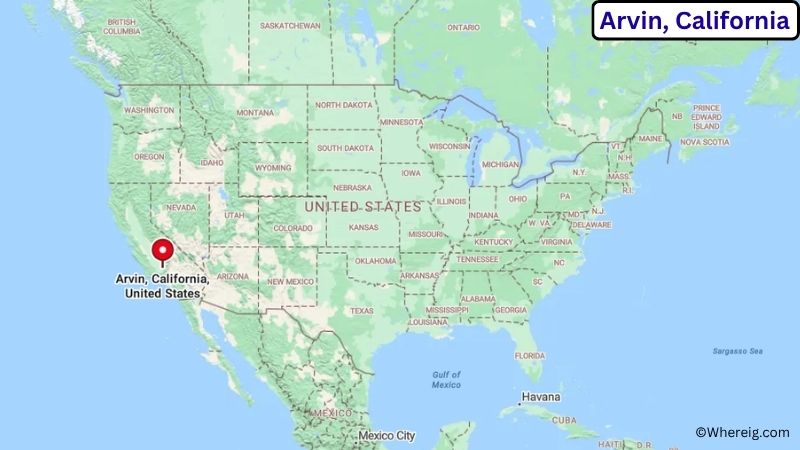 Where is Arvin Located in Kern County, California