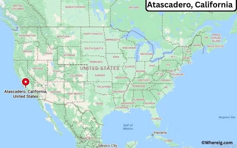 Where is Atascadero Located in San Luis Obispo, California
