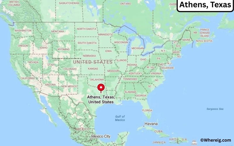 Where is Athens, Texas