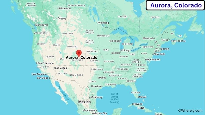 Where is Aurora Located in Adams County, Colorado