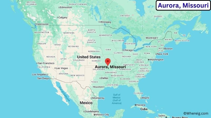 Where is Aurora Located in Lawrence County, Missouri