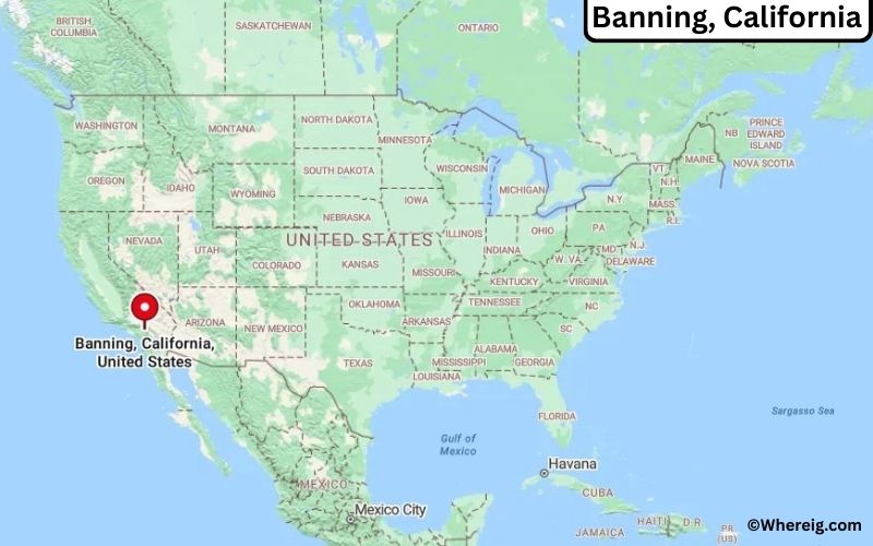 Where is Banning Located in Riverside, California
