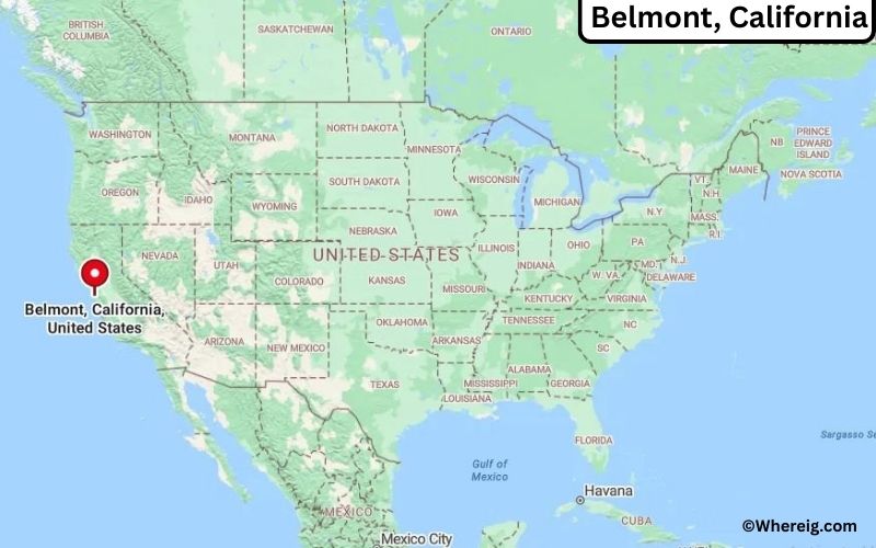 Where is Belmont Located in San Mateo, California