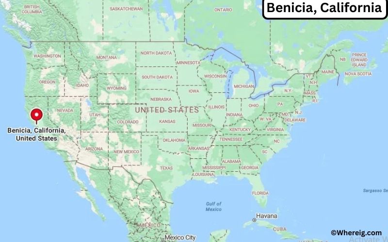 Where is Benicia Located in Solano, California