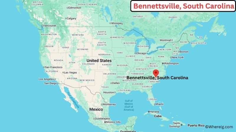 Where is Bennettsville Located in Marlboro County, South Carolina