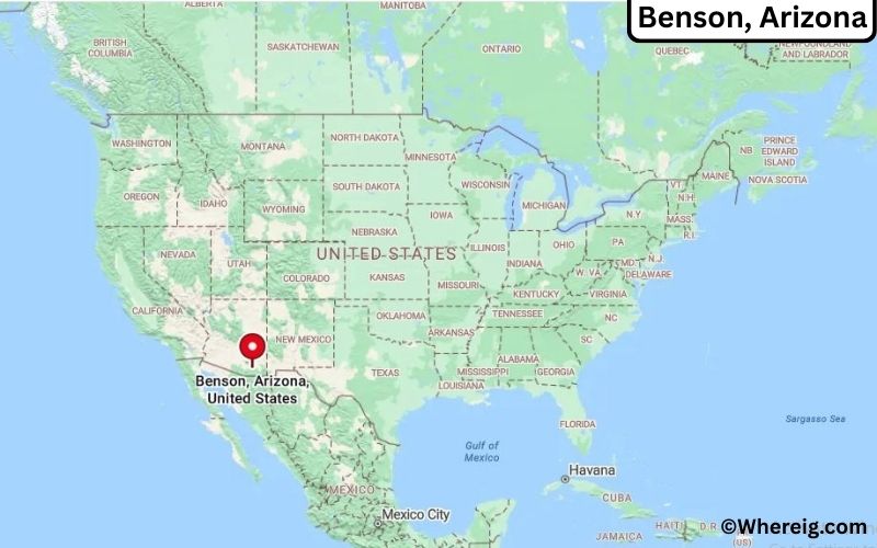 Where is Benson, Arizona