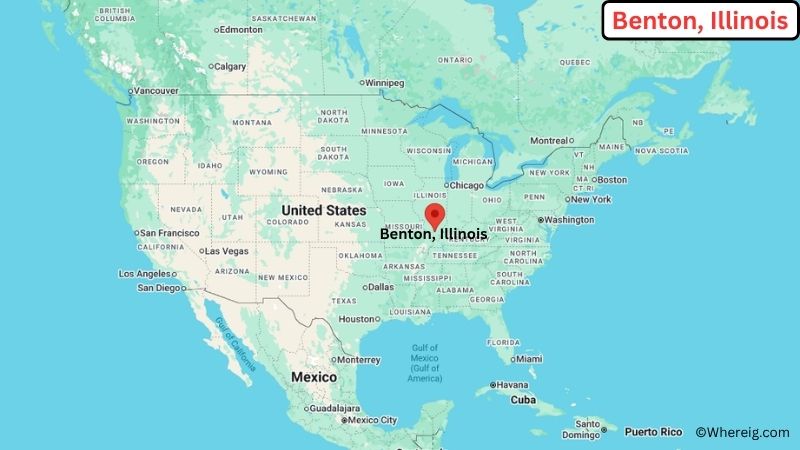 Where is Benton Located in Franklin County, Illinois