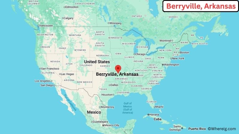 Where is Berryville Located in Carroll County, Arkansas
