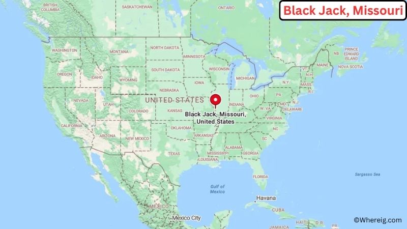Where is Black Jack Located in St. Louis County, Missouri