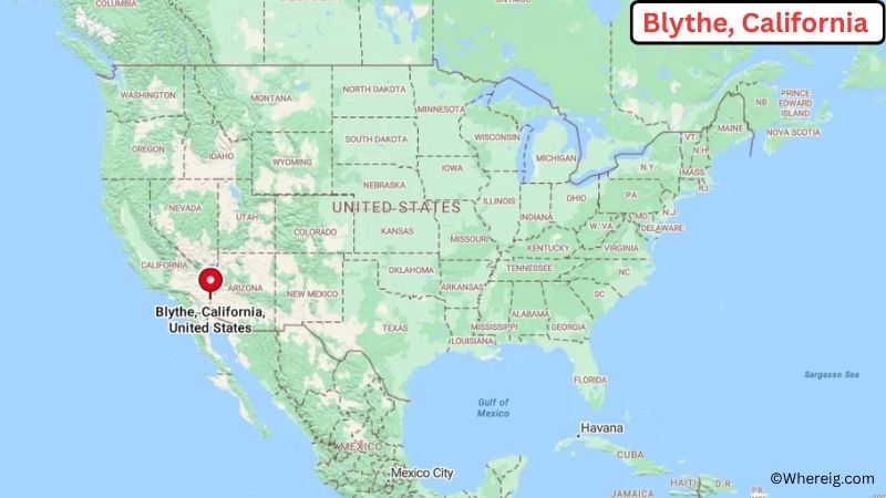 Where is Blythe Located in Riverside County, California