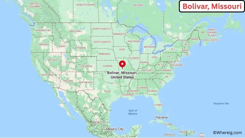 Where is Bolivar Located in Polk County, Missouri