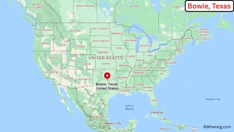 Where is Bowie Located in Montague County, Texas