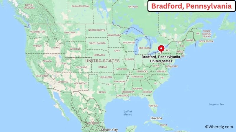 Where is Bradford Located in McKean County, Pennsylvania