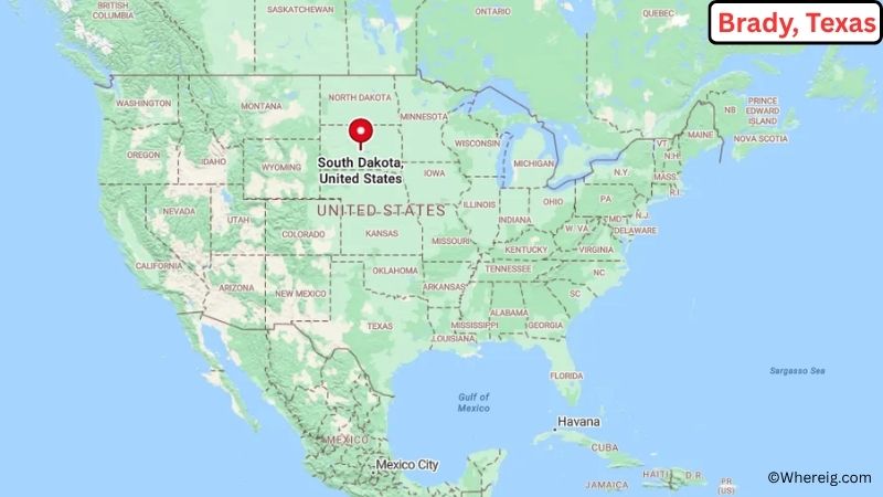 Where is Brady Located in McCulloch County, Texas