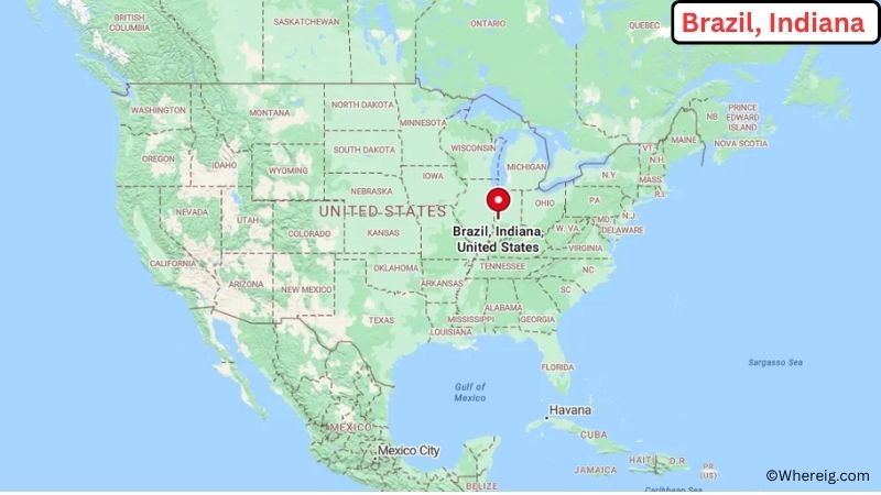 Where is Brazil Located in Clay County, Indiana