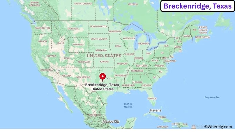 Where is Breckenridge Located in Stephens County, Texas