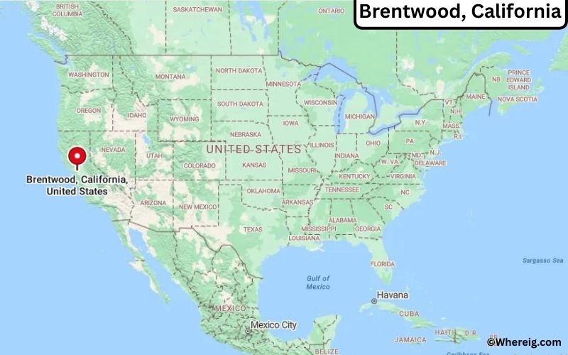 Where is Brentwood Located in Contra Costa, California