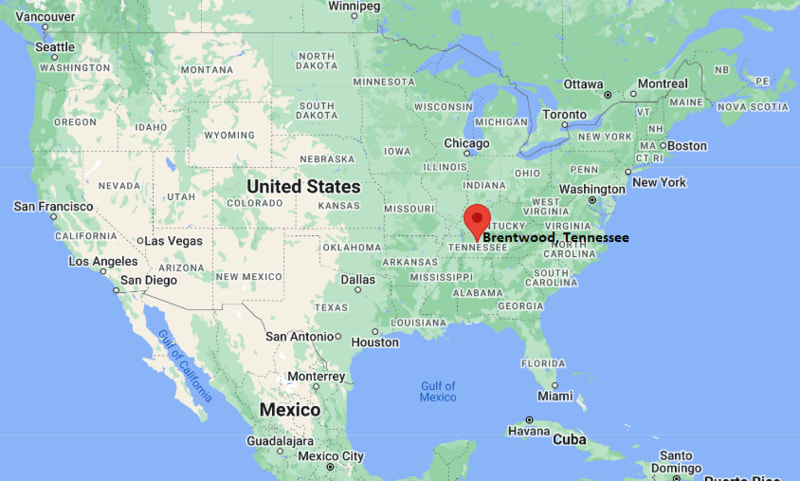 Where is Brentwood, Tennessee Where is Brentwood, Tennessee