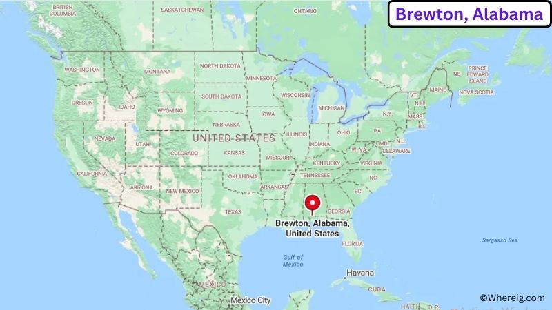 Where is Brewton Located in Escambia County, Alabama
