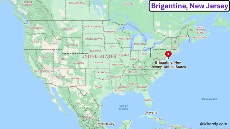 Where is Brigantine Located in Atlantic County, New Jersey