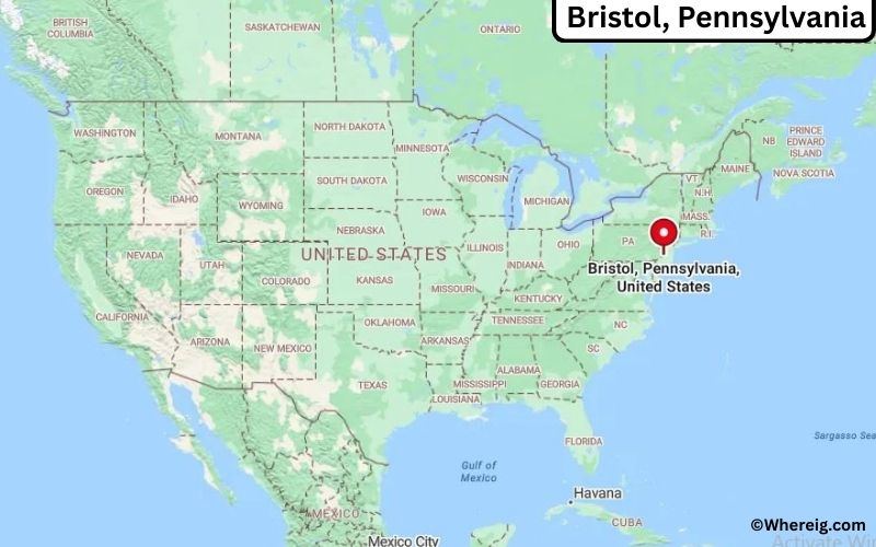 Where is Bristol, Pennsylvania