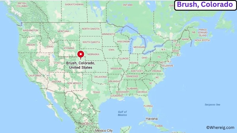 Where is Brush Located in Morgan County, Colorado