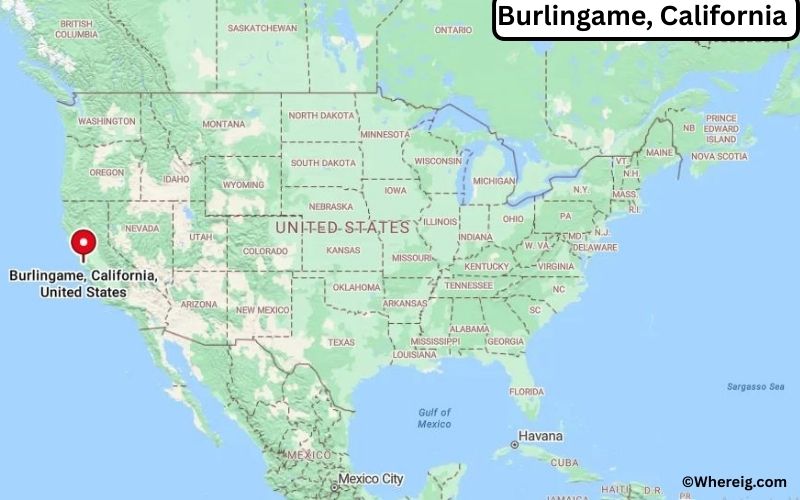 Where is Burlingame Located in San Mateo, California