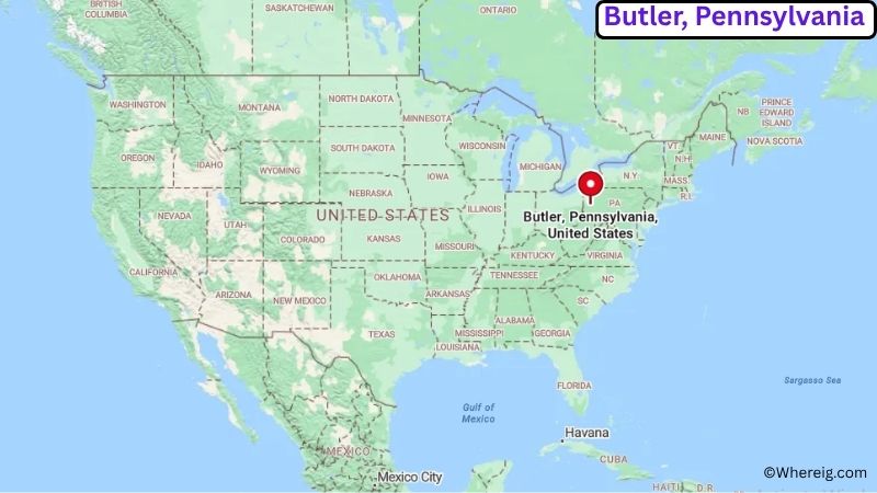 Where is Butler Located in Butler County, Pennsylvania