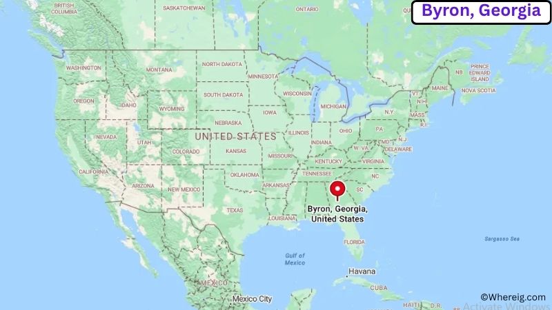Where is Byron Located in Houston County, Georgia