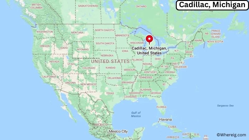 Where is Cadillac Located in Wexford County, Michigan