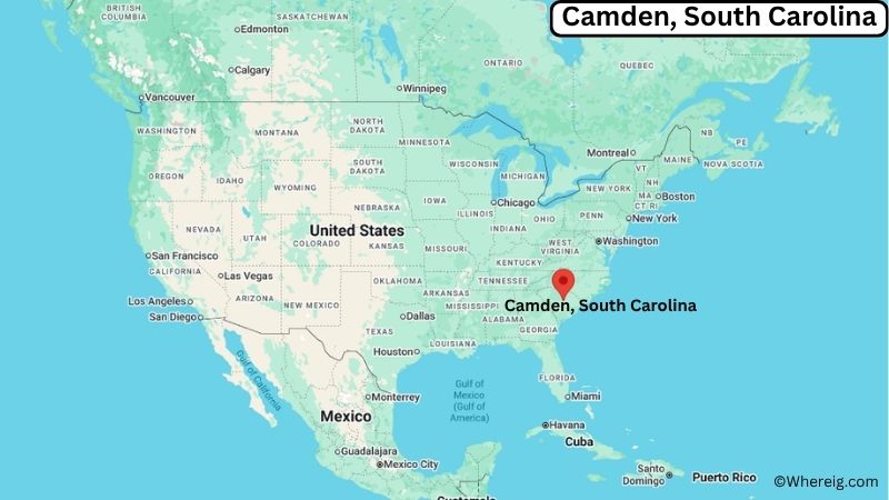 Where is Camden Located in Kershaw County, South Carolina