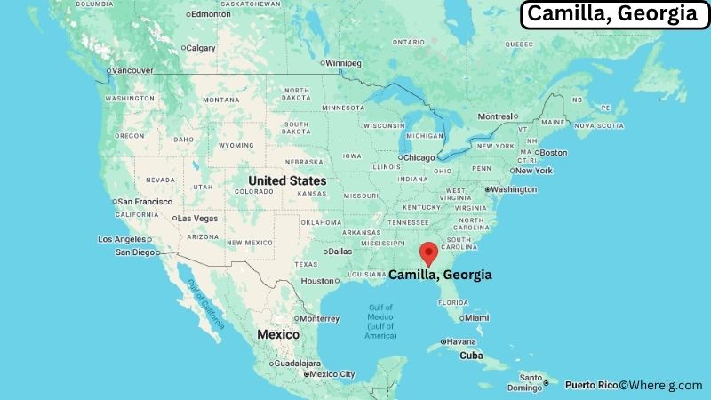 Where is Camilla Located in Mitchell County, Georgia