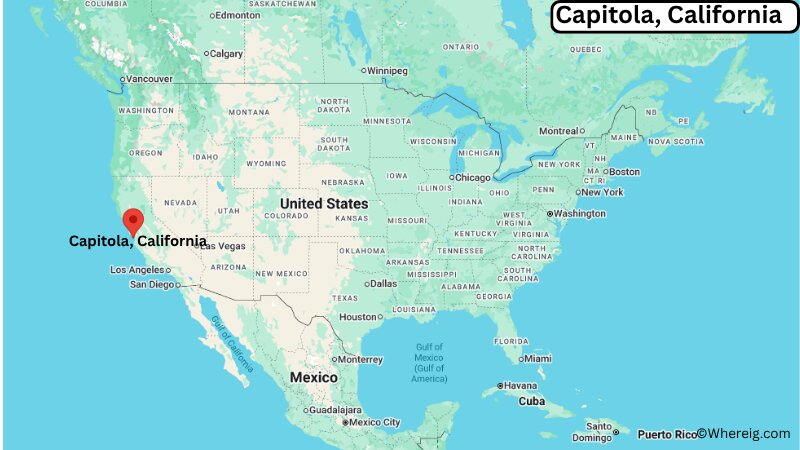 Where is Capitola Located in Santa Cruz County, California