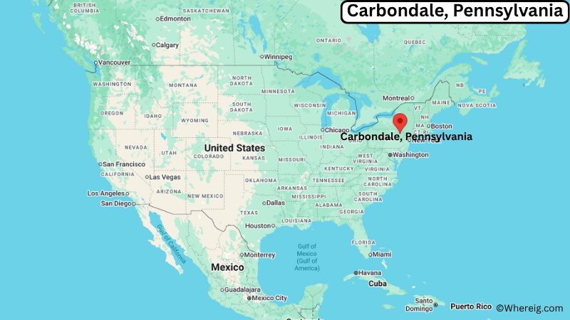Where is Carbondale Located in Lackawanna County, Pennsylvania