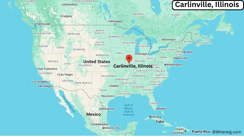 Where is Carlinville Located in Macoupin County, Illinois