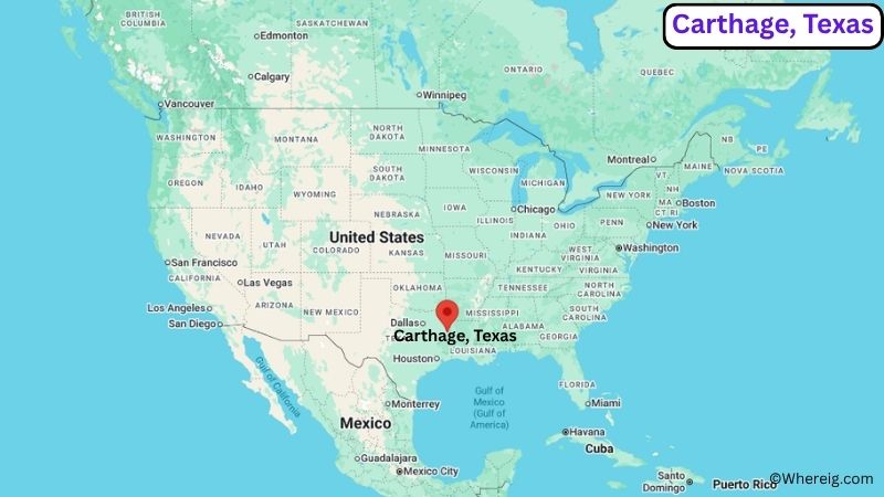 Where is Carthage Located in Panola County, Texas