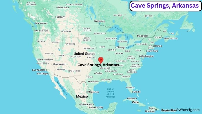 Where is Cave Springs Located in Benton County, Arkansas