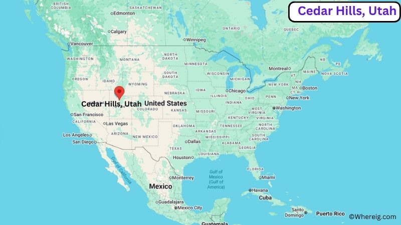Where is Cedar Hills Located in Utah County, Utah