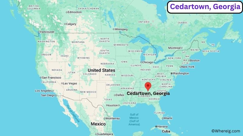 Where is Cedartown Located in Polk County, Georgia