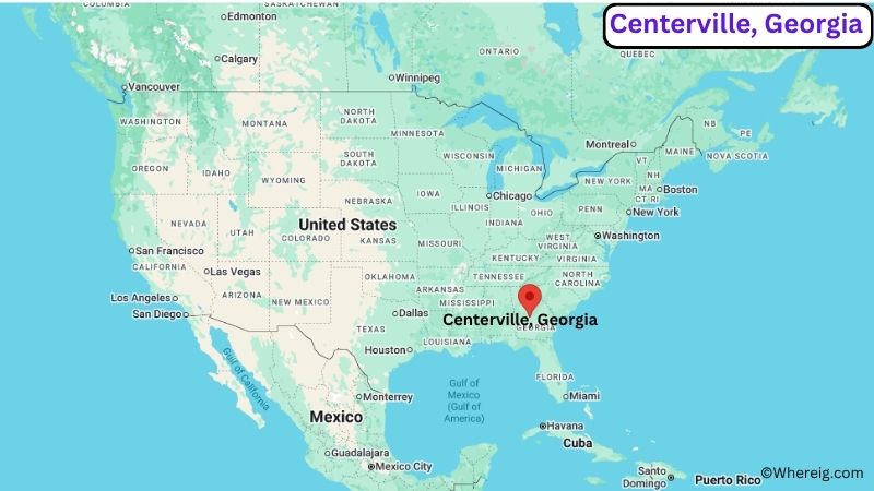 Where is Centerville Located in Houston County, Georgia